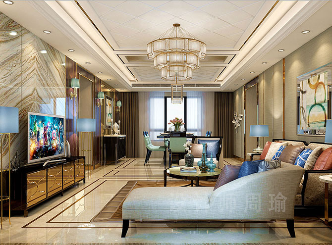 操逼视频色版世纪江尚三室两厅168平装修设计效果欣赏